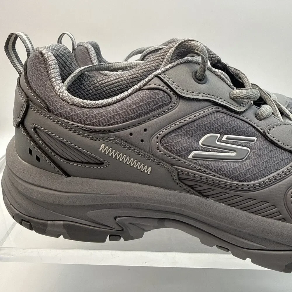 Skechers Trego Reeds Mill Road Shoes Women 9.5Grey Trail Running Sneakers 180118